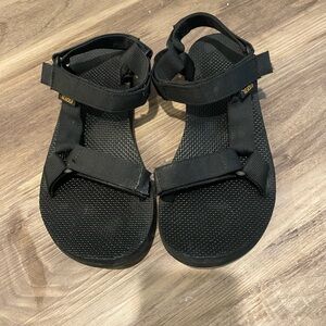 Teva Black Sport Sandals with Velcro Straps